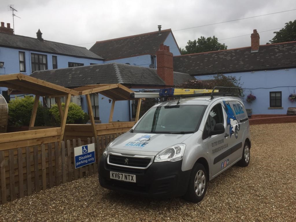 Duke Security Van At The Blue Bell In Werrington